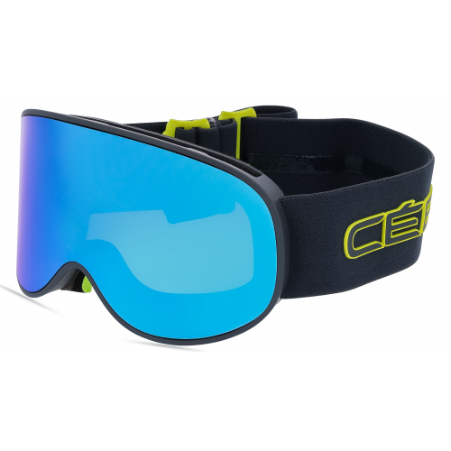 Cébé ATTRACTION  Unisex-Skibrille Vollrand Monoscheibe Kunststoff-Gestell, grau