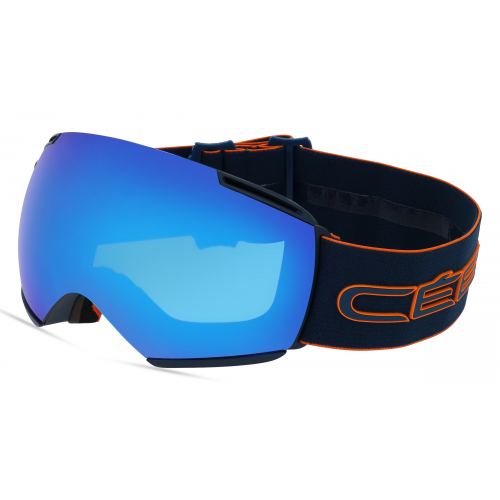 Cébé ICONE  Unisex-Skibrille Vollrand Monoscheibe Kunststoff-Gestell, schwarz