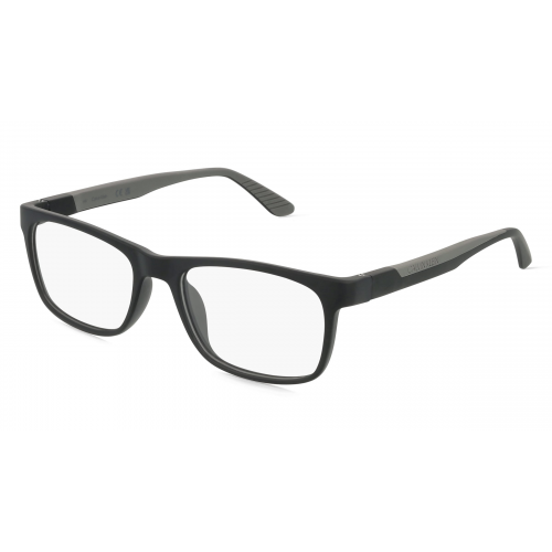 Calvin Klein CK20535 Unisex-Brille inkl. Gläser Vollrand Eckig Kunststoff-Gestell 52mm/18mm/145mm, schwarz