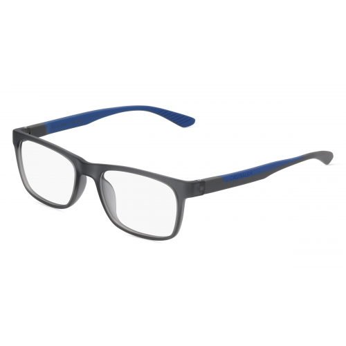 Calvin Klein CK20535 Unisex-Brille inkl. Gläser Vollrand Eckig Kunststoff-Gestell 52mm/18mm/145mm, grau