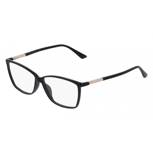 Calvin Klein CK21524 Unisex-Brille inkl. Gläser Vollrand Butterfly Kunststoff-Gestell 55mm/12mm/140mm, schwarz