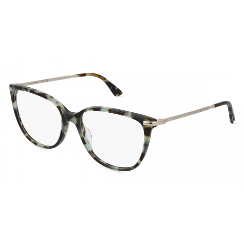 Calvin Klein CK22500 Unisex-Brille inkl. Gläser Vollrand Cateye Acetat-Gestell 54mm/16mm/140mm, braun