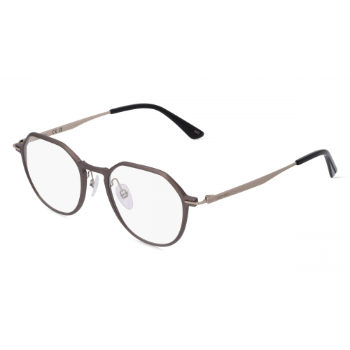 Calvin Klein CK22100 Unisex-Brille inkl. Gläser Vollrand Panto Metall-Gestell 50mm/20mm/145mm, grau