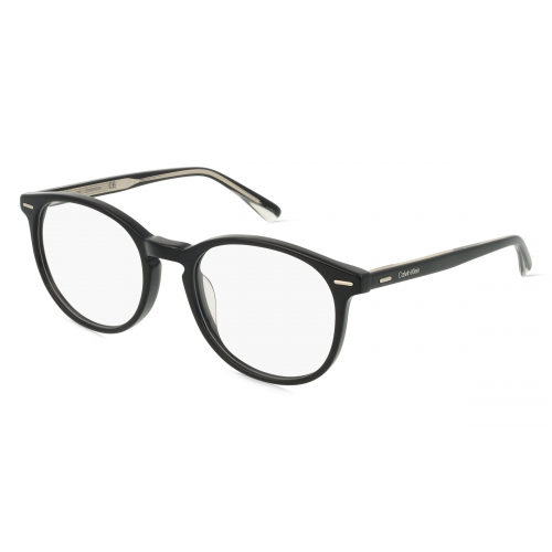 Calvin Klein CK22504 Unisex-Brille inkl. Gläser Vollrand Eckig Kunststoff-Gestell 52mm/19mm/140mm, schwarz