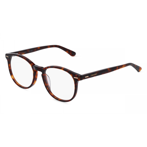 Calvin Klein CK22504 Unisex-Brille inkl. Gläser Vollrand Eckig Kunststoff-Gestell 52mm/19mm/140mm, braun