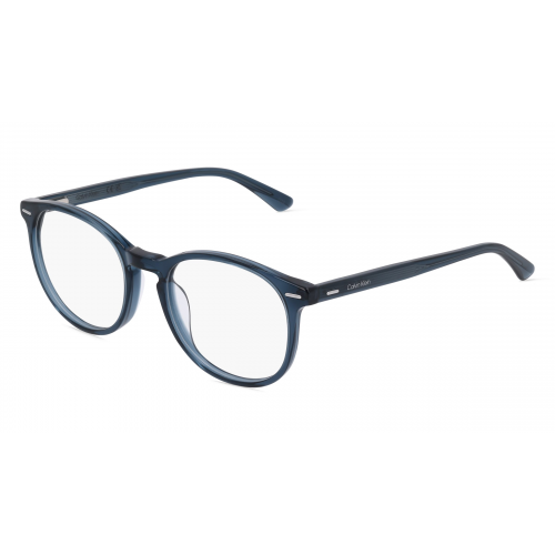 Calvin Klein CK22504 Unisex-Brille inkl. Gläser Vollrand Eckig Kunststoff-Gestell 52mm/19mm/140mm, grün