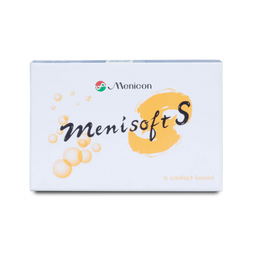 Menicon Menisoft S (6er Packung) 2-Wochen-Linsen (-12.5 dpt & BC 8.3)