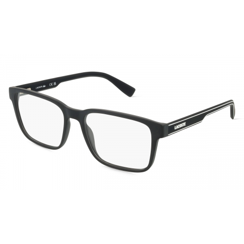 Lacoste L2895 Unisex-Brille inkl. Gläser Vollrand Eckig Kunststoff-Gestell 55mm/17mm/145mm, schwarz