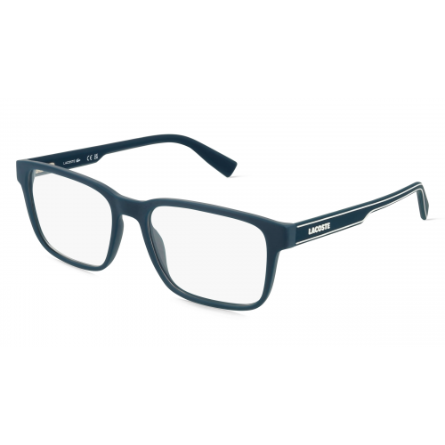 Lacoste L2895 Unisex-Brille inkl. Gläser Vollrand Eckig Kunststoff-Gestell 55mm/17mm/145mm, blau