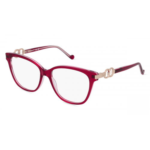 Liu Jo LJ2755 Damen-Brille inkl. Gläser Vollrand Butterfly Acetat-Gestell 53mm/15mm/140mm, rot