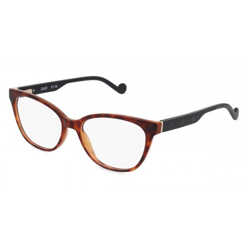 Liu Jo LJ2758 Unisex-Brille inkl. Gläser Vollrand Butterfly Kunststoff-Gestell 52mm/16mm/140mm, braun