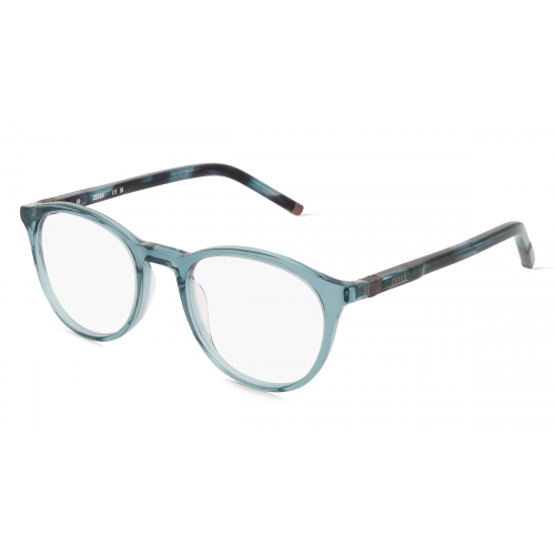 zeiss ZS22516 Unisex-Brille inkl. Gläser Vollrand Panto Acetat-Gestell 50mm/20mm/145mm, blau