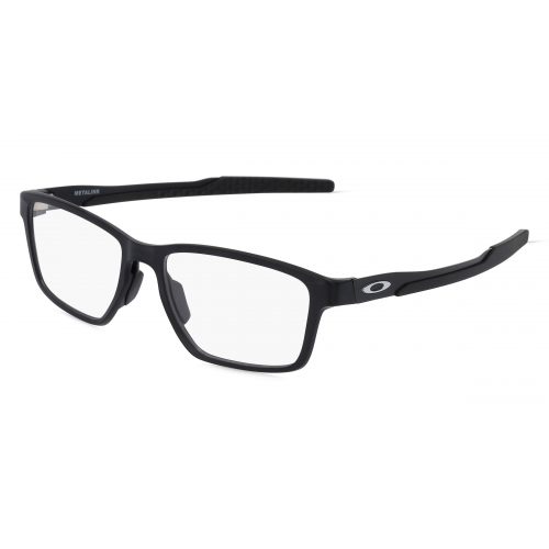 Oakley OX8153 Herren-Brille inkl. Gläser Vollrand Eckig Kunststoff-Gestell 53mm/17mm/136mm, schwarz