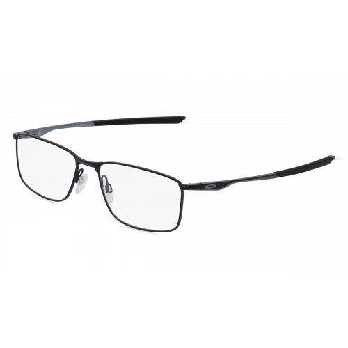 Oakley OX3217 Herren-Brille inkl. Gläser Vollrand Rechteckig Metall-Gestell 57mm/17mm/140mm, schwarz