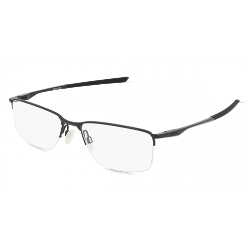 Oakley OX3218 Herren-Brille inkl. Gläser Nylor Eckig Metall-Gestell 56mm/18mm/140mm, schwarz