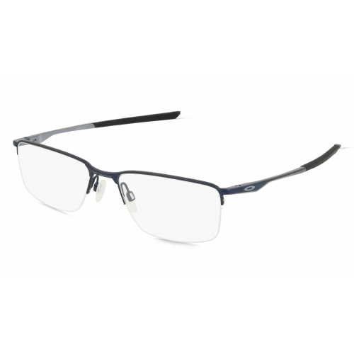 Oakley OX3218 Herren-Brille inkl. Gläser Nylor Eckig Metall-Gestell 56mm/18mm/140mm, blau