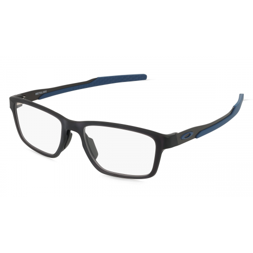 Oakley OX8153 Herren-Brille inkl. Gläser Vollrand Eckig Kunststoff-Gestell 53mm/17mm/136mm, grau