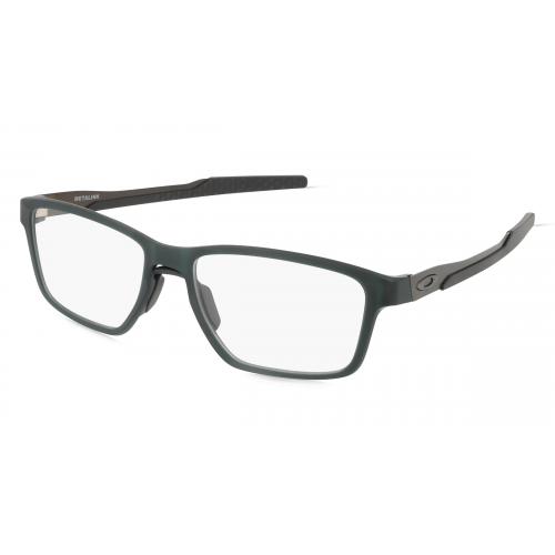 Oakley OX8153 Herren-Brille inkl. Gläser Vollrand Eckig Kunststoff-Gestell 57mm/17mm/136mm, schwarz