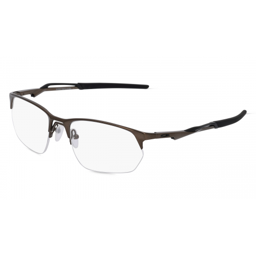 Oakley OX5152 Herren-Brille inkl. Gläser Nylor Eckig Titan-Gestell 56mm/19mm/140mm, grau