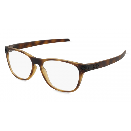 Oakley OX8177 Herren-Brille inkl. Gläser Vollrand Eckig Kunststoff-Gestell 54mm/15mm/140mm, braun