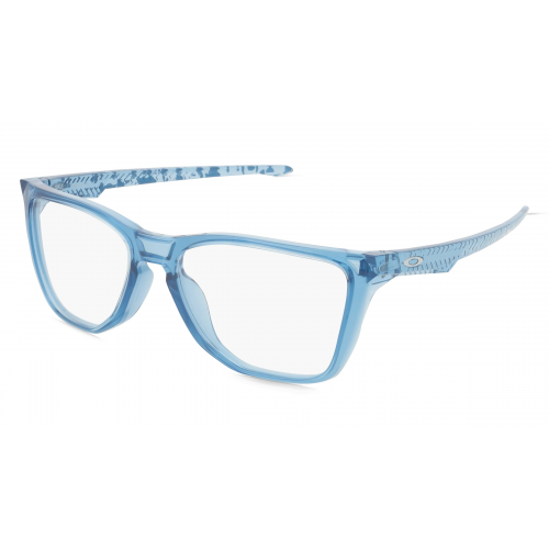 Oakley OX8058 THE CUT Herren-Brille inkl. Gläser Vollrand Eckig Kunststoff-Gestell 56mm/17mm/140mm, grau