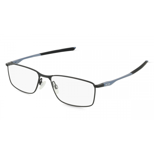 Oakley OX3217 SOCKET 5.0 Herren-Brille inkl. Gläser Vollrand Rechteckig Metall-Gestell 55mm/17mm/136mm, schwarz