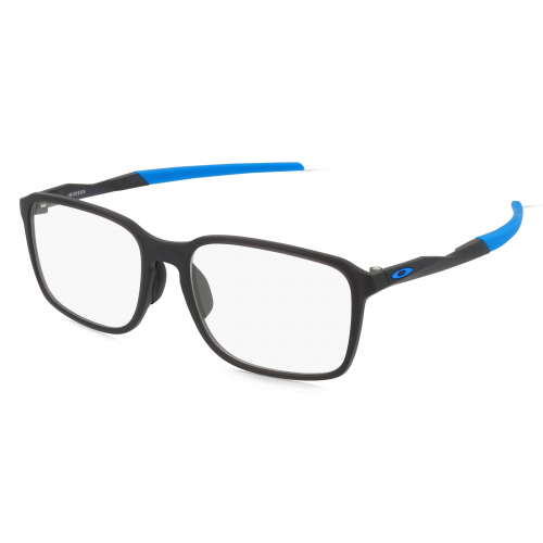 Oakley OX8145D INGRESS Herren-Brille inkl. Gläser Vollrand Eckig Kunststoff-Gestell 56mm/18mm/144mm, grau