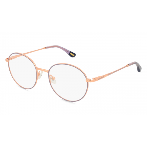 Gant GA4090 Unisex-Brille inkl. Gläser Vollrand Rund Metall-Gestell 50mm/17mm/135mm, lila