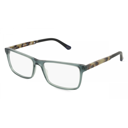 Gant GA3201 Unisex-Brille inkl. Gläser Vollrand Eckig Kunststoff-Gestell 55mm/16mm/150mm, grau