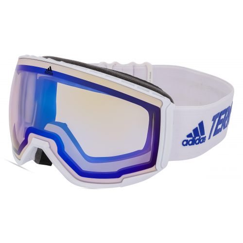 Adidas SP0039  Unisex-Skibrille Vollrand Monoscheibe Kunststoff-Gestell, schwarz