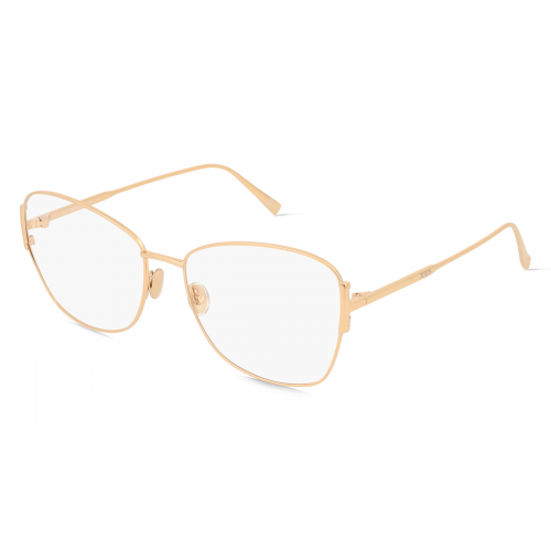 Tod's TO5271 Unisex-Brille inkl. Gläser Vollrand Cateye Metall-Gestell 56mm/16mm/140mm, gold