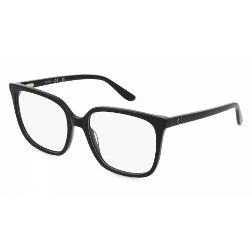 Guess GU2871 Unisex-Brille inkl. Gläser Vollrand Eckig Kunststoff-Gestell 54mm/17mm/140mm, schwarz