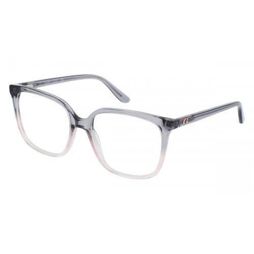 Guess GU2871 Unisex-Brille inkl. Gläser Vollrand Eckig Kunststoff-Gestell 54mm/17mm/140mm, grau