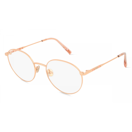 Tod's TO5283 Unisex-Brille inkl. Gläser Vollrand Pilot Metall-Gestell 51mm/19mm/140mm, pink