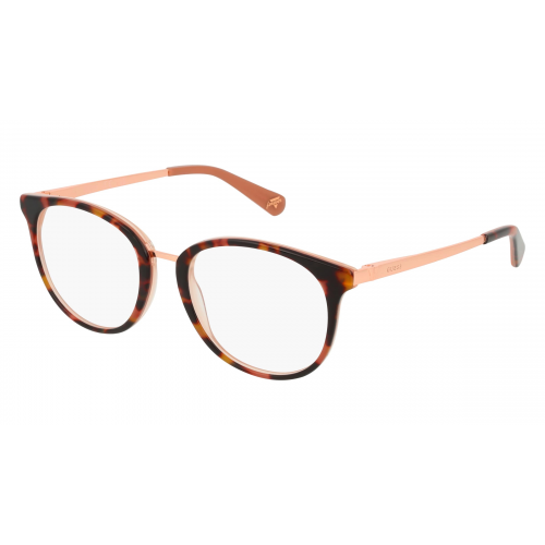 Guess GU5218 Unisex-Brille inkl. Gläser Vollrand Rund Kunststoff-Gestell 51mm/18mm/140mm, Havanna