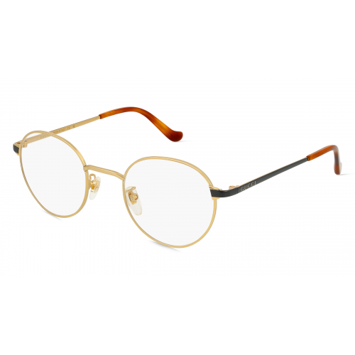 Gucci GG0581O Unisex-Brille inkl. Gläser Vollrand Panto Metall-Gestell 47mm/21mm/140mm, gold