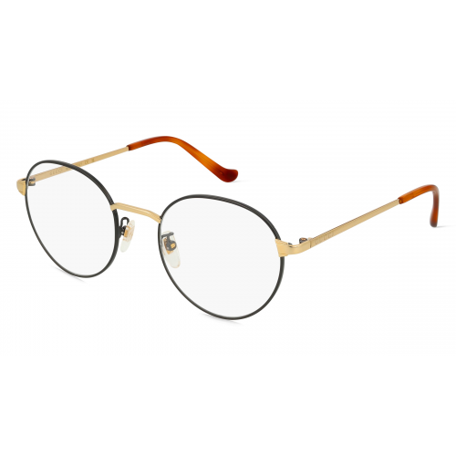 Gucci GG0581O Unisex-Brille inkl. Gläser Vollrand Panto Metall-Gestell 50mm/21mm/140mm, schwarz