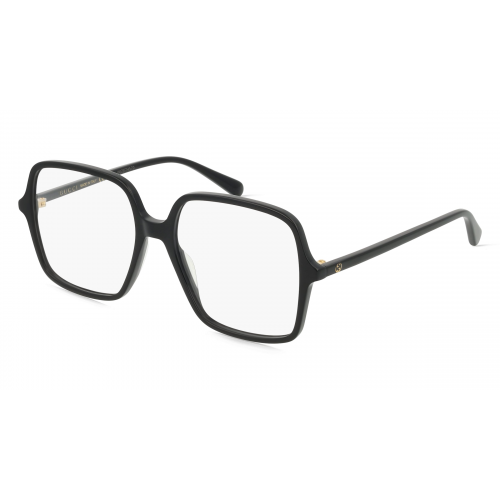 Gucci GG1003O Unisex-Brille inkl. Gläser Vollrand Eckig Kunststoff-Gestell 53mm/16mm/140mm, Schwarz