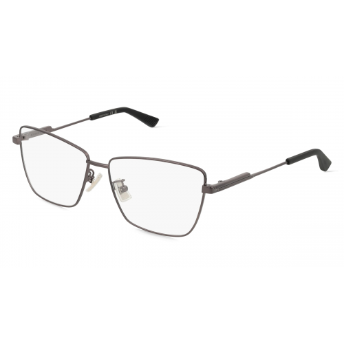 Bottega Veneta BV1197O Unisex-Brille inkl. Gläser Vollrand Cateye Edelstahl-Gestell 57mm/14mm/140mm, grau