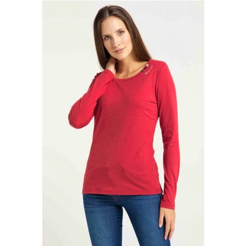 Ragwear Longsleeve Florah Long Organic weinrot