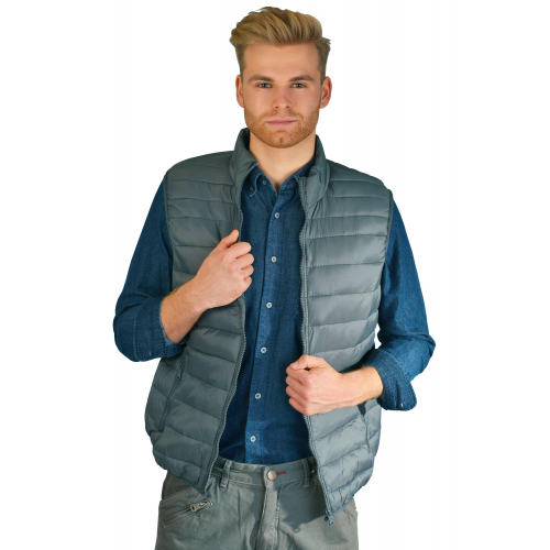Kera Collection leichte Steppweste grau