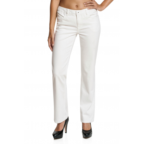 H.I.S Damenjeans Mara white