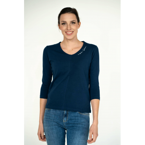 einfach Schön 3/4 Arm Shirt Ramona marine