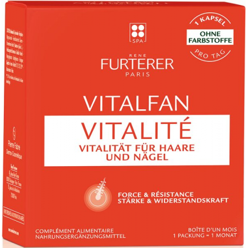 Rene Furterer Vitalfan Vitalit&eacute; - Kraft f&uuml;r Haare und N&auml;gel 30 Kapseln