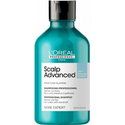 Loreal Professional Scalp Advanced Anti-Dandruff Dermo-Clarifier Shampoo 300 ml