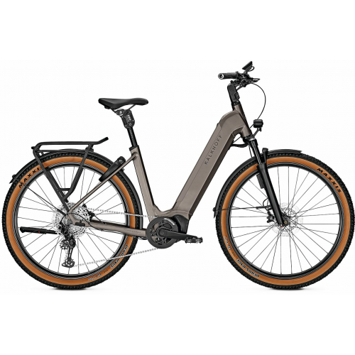 Kalkhoff ENTICE 5.B ADVANCE+ ABS (625 Wh), 11 Gang Kettenschaltung, Damenfahrrad, Wave, Modell 2024, 29 Zoll 58 cm moonstonegrey matt