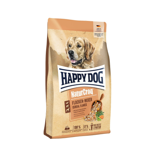 Hunde Gemüseflocken mit Mais & Hafer | TACKENBERG - 10000 g - Premiumqualität von Happy Dog