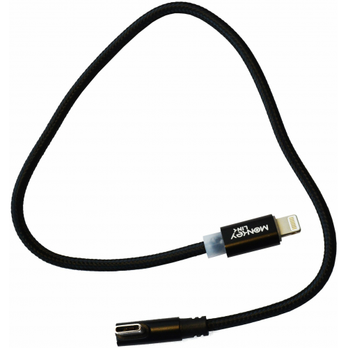 MonkeyLink Ladekabel USB-C to Lightning (30cm) 30 cm schwarz