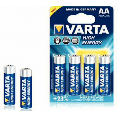 Varta High Energy Mignon AA LR6 4Stück blau