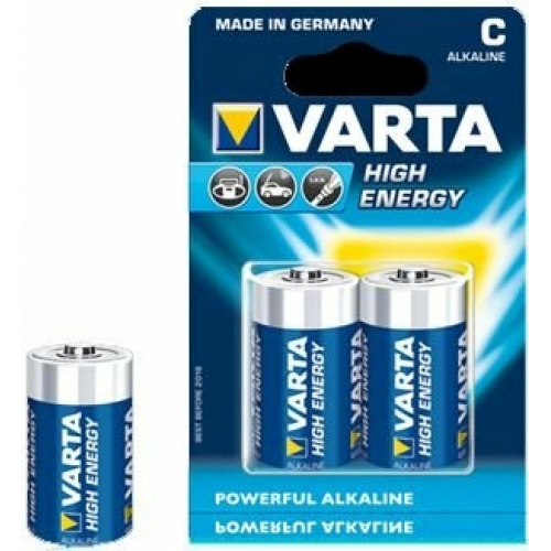 Varta High Energy Baby C LR 14 2Stück blau